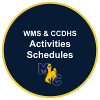 CCDHS and WMS Activities Schedules
