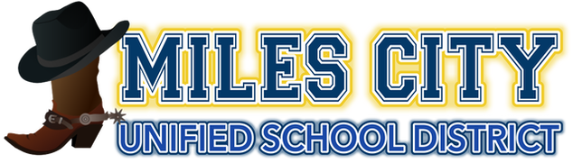 Miles City Unified School District Logo Banner